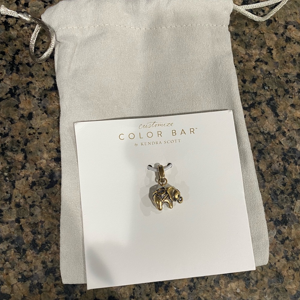 Kendra Scott NWT Elephant Charm